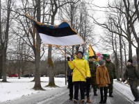 Eesti Vabariigi 104. aastapäeva tähistamine Sindis. Foto: Urmas Saard / Külauudised