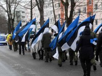 Eesti Vabariigi 104. aastapäeva tähistamine Sindis. Foto: Urmas Saard / Külauudised