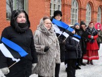 Eesti Vabariigi 104. aastapäeva tähistamine Sindis. Foto: Urmas Saard / Külauudised