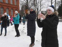 Eesti Vabariigi 104. aastapäeva tähistamine Sindis. Foto: Urmas Saard / Külauudised