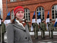 Eesti Vabariigi 104. aastapäeva tähistamine Sindis. Foto: Urmas Saard / Külauudised