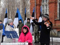 Eesti Vabariigi 104. aastapäeva tähistamine Sindis. Foto: Urmas Saard / Külauudised