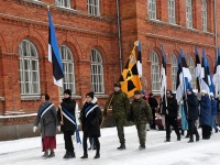 Eesti Vabariigi 105. aastapäeva tähistamine Sindis. Foto: Urmas Saard / Külauudised