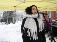 Eesti Vabariigi 105. aastapäeva tähistamine Sindis. Foto: Urmas Saard / Külauudised