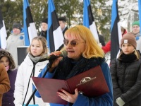 Eesti Vabariigi 105. aastapäeva tähistamine Sindis. Foto: Urmas Saard / Külauudised