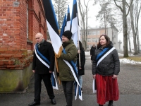 Eesti Vabariigi 106. aastapäeva tähistamine Sindis. Foto: Urmas Saard / Külauudised
