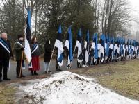 Eesti Vabariigi 106. aastapäeva tähistamine Sindis. Foto: Urmas Saard / Külauudised
