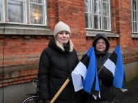 Eesti Vabariigi 106. aastapäeva tähistamine Sindis. Foto: Urmas Saard / Külauudised