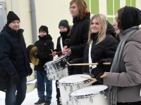 Eesti Vabariigi 108. aastapäeva tähistamine pidupäevahommikuses Sindis. Foto: Urmas Saard / Külauudised