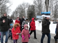 Eesti Vabariigi 108. aastapäeva tähistamine pidupäevahommikuses Sindis. Foto: Urmas Saard / Külauudised