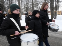 Eesti Vabariigi 108. aastapäeva tähistamine pidupäevahommikuses Sindis. Foto: Urmas Saard / Külauudised