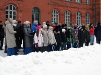 Eesti Vabariigi 108. aastapäeva tähistamine pidupäevahommikuses Sindis. Foto: Urmas Saard / Külauudised