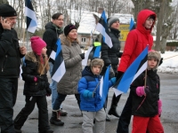039 Eesti Vabariigi 98. aastapäeva tähistamine Sindis. Foto: Urmas Saard