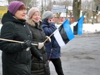 041 Eesti Vabariigi 98. aastapäeva tähistamine Sindis. Foto: Urmas Saard