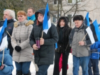 051 Eesti Vabariigi 98. aastapäeva tähistamine Sindis. Foto: Urmas Saard