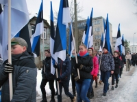 057 Eesti Vabariigi 98. aastapäeva tähistamine Sindis. Foto: Urmas Saard