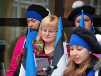 065 Eesti Vabariigi 98. aastapäeva tähistamine Sindis. Foto: Urmas Saard