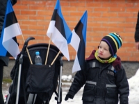 071 Eesti Vabariigi 98. aastapäeva tähistamine Sindis. Foto: Urmas Saard