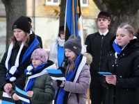 Eesti Vabatiigi 107. aastapäeva tähistamine Sindis. Foto: Urmas Saard / Külauudised