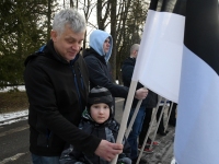 Eesti Vabatiigi 107. aastapäeva tähistamine Sindis. Foto: Urmas Saard / Külauudised