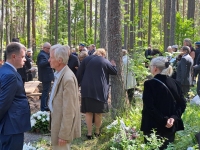 Elle Leesi matusepä. Foto: Urmas Saard / Külauudised