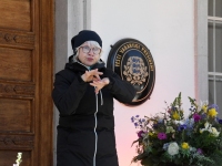 Emakeelepäeval neljandat korda presidendi kantselei ees. Foto: Urmas Saard / Külauudised