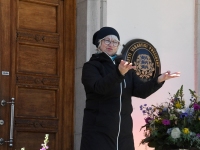 Emakeelepäeval neljandat korda presidendi kantselei ees. Foto: Urmas Saard / Külauudised