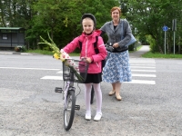 001 Esimene koolipäev teedel ja tänavatel. Foto: Urmas Saard