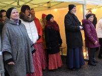 Esimesel adventpühal Sindi Keskväljakul. Foto: Urmas Saard / Külauudised