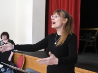 Ettevalmistav seminar Nooruse Majas Pärnumaa Mudilaste Laulu-ja Tantsupeoks. Foto: Urmas Saard / Külauudised