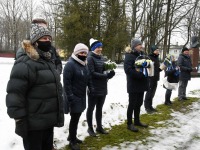 Eesti Vabariigi 103. aastapäeval Julius Friedrich Seljamaa monumendi juures. Foto: Urmas Saard / Külauudised