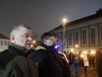 EV103. aastapäeval tõrvikutega Iseseisvuse väljakul. Foto: Urmas Saard / Külauudised