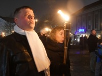 EV103. aastapäeval tõrvikutega Iseseisvuse väljakul. Foto: Urmas Saard / Külauudised