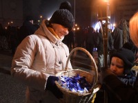 EV103. aastapäeval tõrvikutega Iseseisvuse väljakul. Foto: Urmas Saard / Külauudised