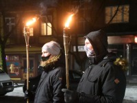 EV103. aastapäeval tõrvikutega Iseseisvuse väljakul. Foto: Urmas Saard / Külauudised