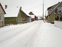 Tänav Raja külas. Foto: Jaan Lukas / Külauudised