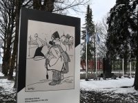 Gorile pühendatud välinäituse avamine Pärnus Pargi tänava servas. Foto: Urmas Saard / Külauudised