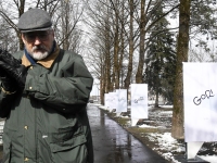 Gorile pühendatud välinäituse avamine Pärnus Pargi tänava servas. Foto: Urmas Saard / Külauudised