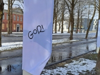 Gorile pühendatud välinäituse avamine Pärnus Pargi tänava servas. Foto: Urmas Saard / Külauudised