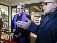 Grossi toidupoe avamisel Paikusel. Foto: Urmas Saard / Külauudised