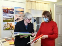 Helen Parmeni näitus „Paisust kärestikuni” Sindi muuseumis. Foto: Urmas Saard / Külauudised