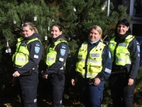 Helkuripuu ehtijad Pärnu Lastepargis. Foto: Urmas Saard / Külauudised