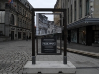 Installatsioon ja Harju tänav. Foto: Urmas Saard / Külauudised