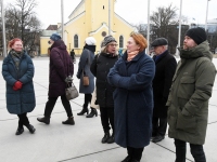Installatsioon ja Harju tänav. Foto: Urmas Saard / Külauudised