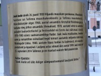 Jaak Joala mälestusmärk Viljandi Posti tänava pargis. Foto: Urmas Saard / Külauudised