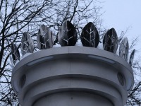 Jaak Joala mälestusmärk Viljandi Posti tänava pargis. Foto: Urmas Saard / Külauudised