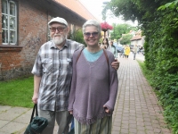 Jaak Känd XXIX Viljandi pärimusmuusika festivali ajal  Lossi tänaval. Foto Urmas Saard Külauudised