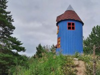 Jaan Alliksoo ehitatud Hiiumaa Eifel ja nn Disneyland. Foto: Urmas Saard / Külauudised