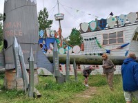 Jaan Alliksoo ehitatud Hiiumaa Eifel ja nn Disneyland. Foto: Urmas Saard / Külauudised