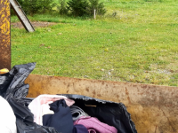Jäätmetega reostatud konteineriümbrused. Foto: Eesti Pakendiringlus